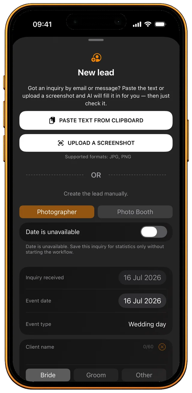 New lead with AI